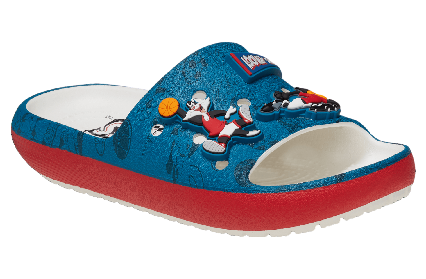 Crocs Looney Tunes Classic Slide GS White