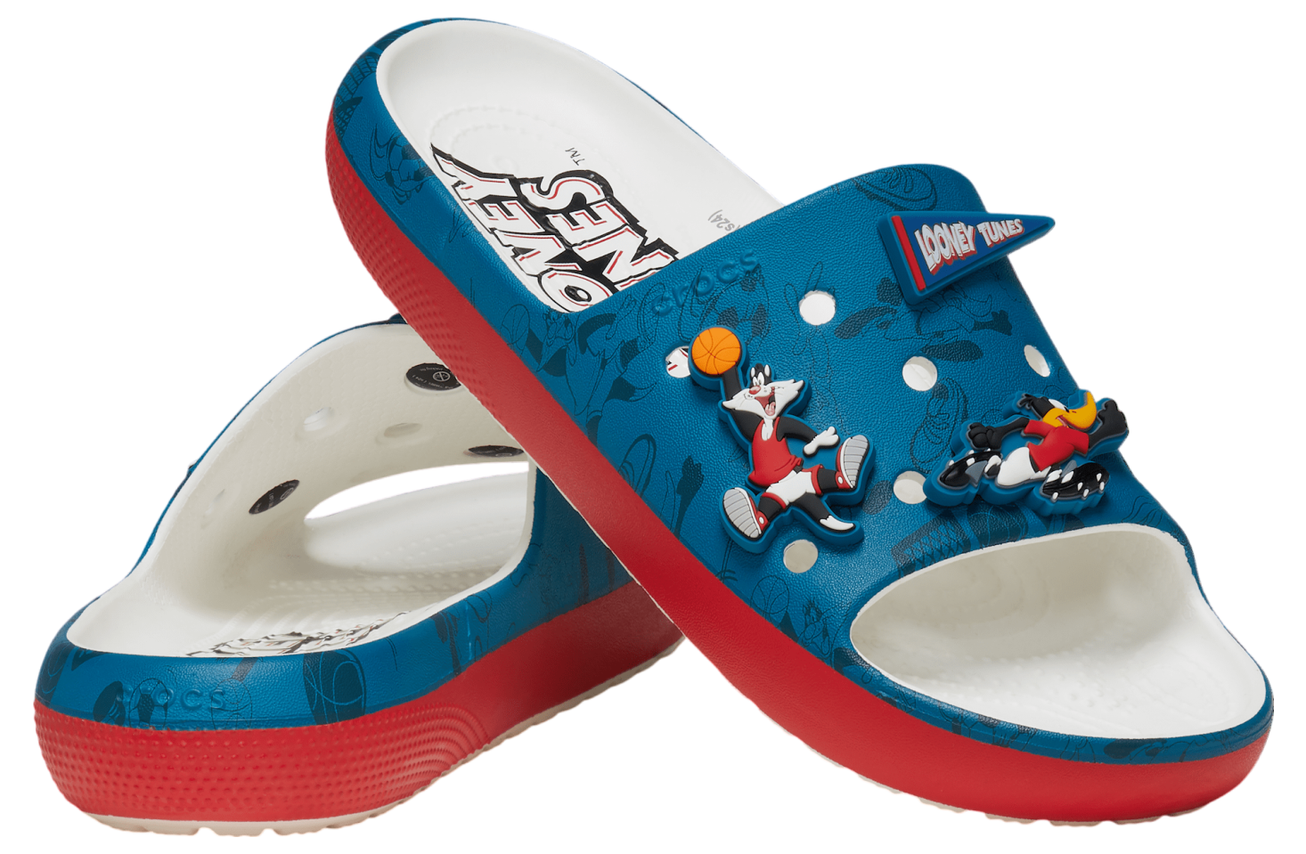 Crocs Looney Tunes Classic Slide White