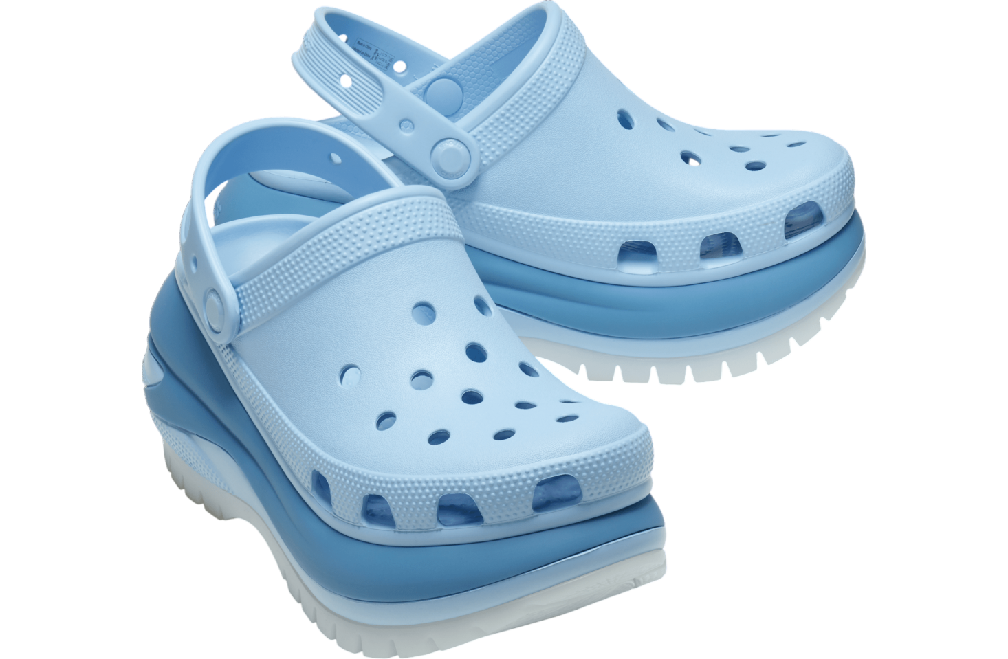 Crocs Mega Crush Matte Clog Blue Calcite