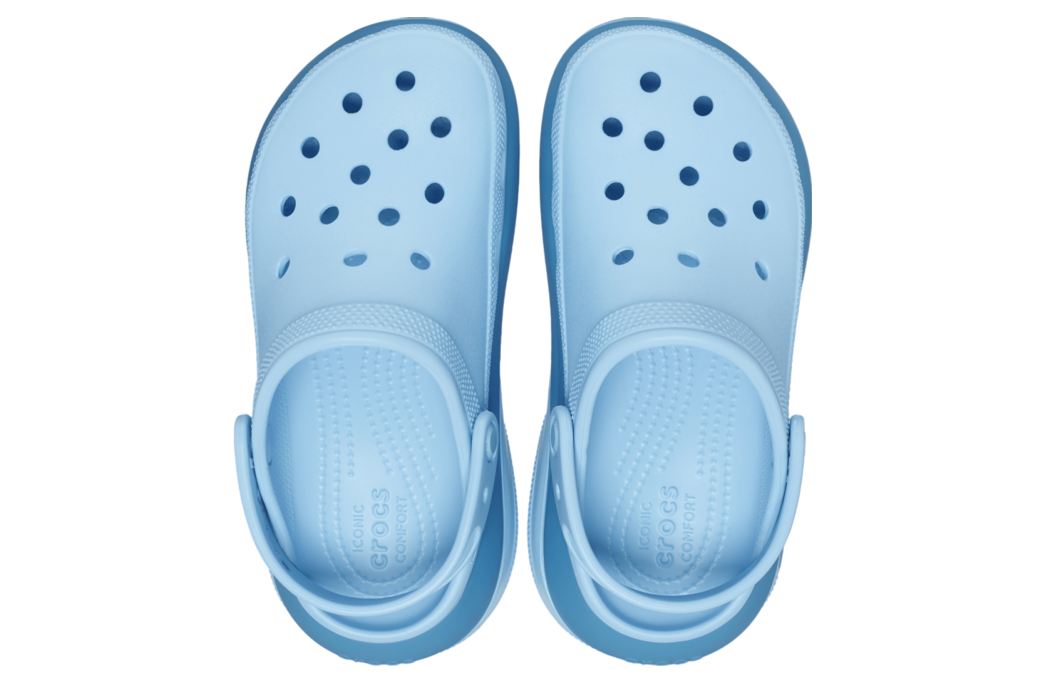 Crocs Mega Crush Matte Clog Blue Calcite