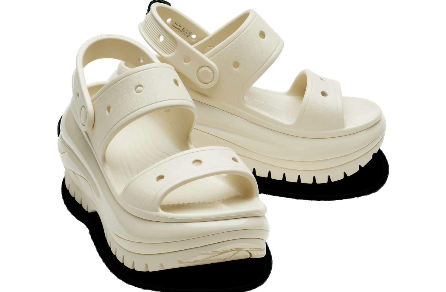 Crocs Mega Crush Sandal Bone