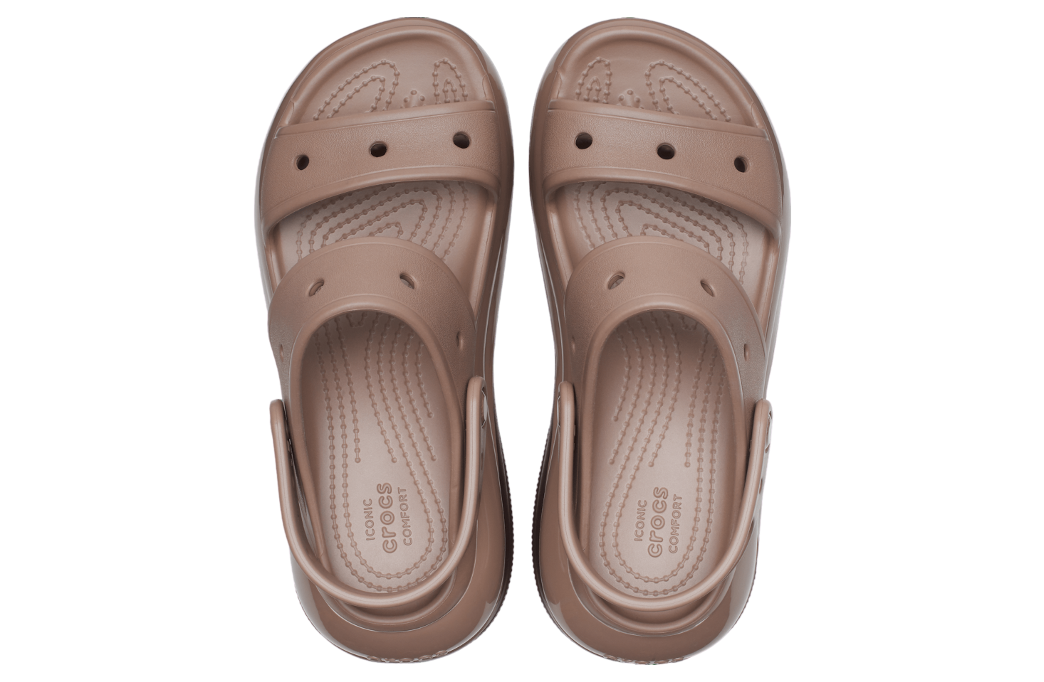 Crocs Mega Crush Sandal Latte