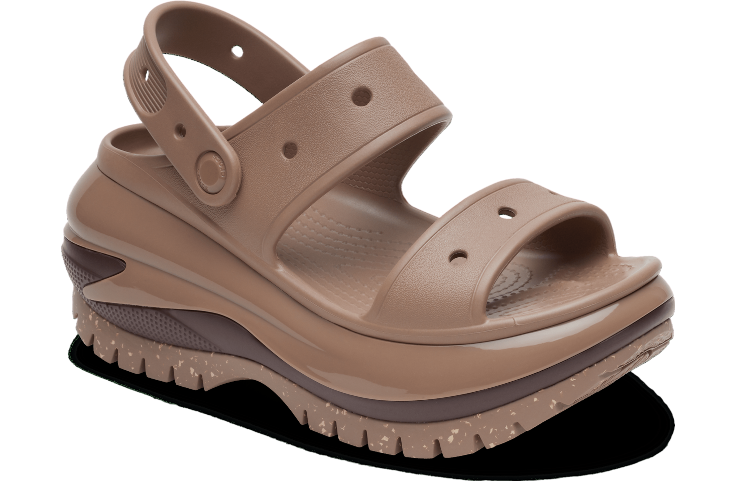 Crocs Mega Crush Sandal Latte