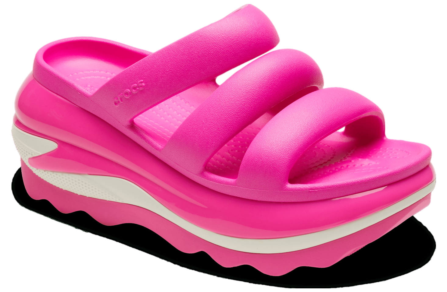 Crocs Mega Crush Triple Strap Pink Crush