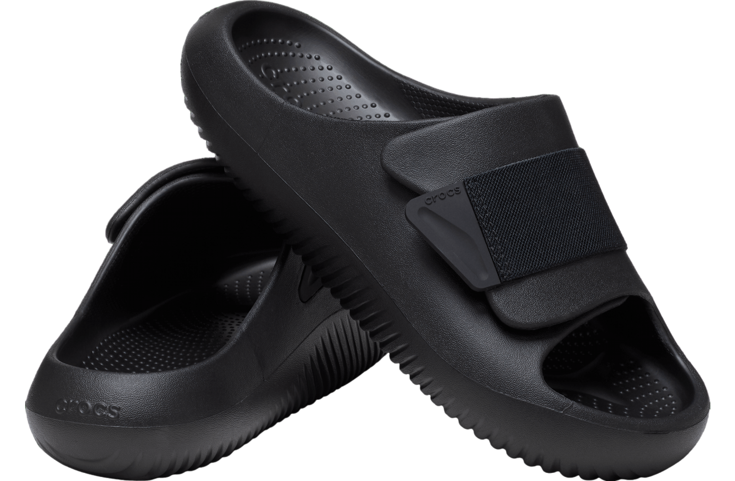 Crocs Mellow Luxe Recovery Slide Black