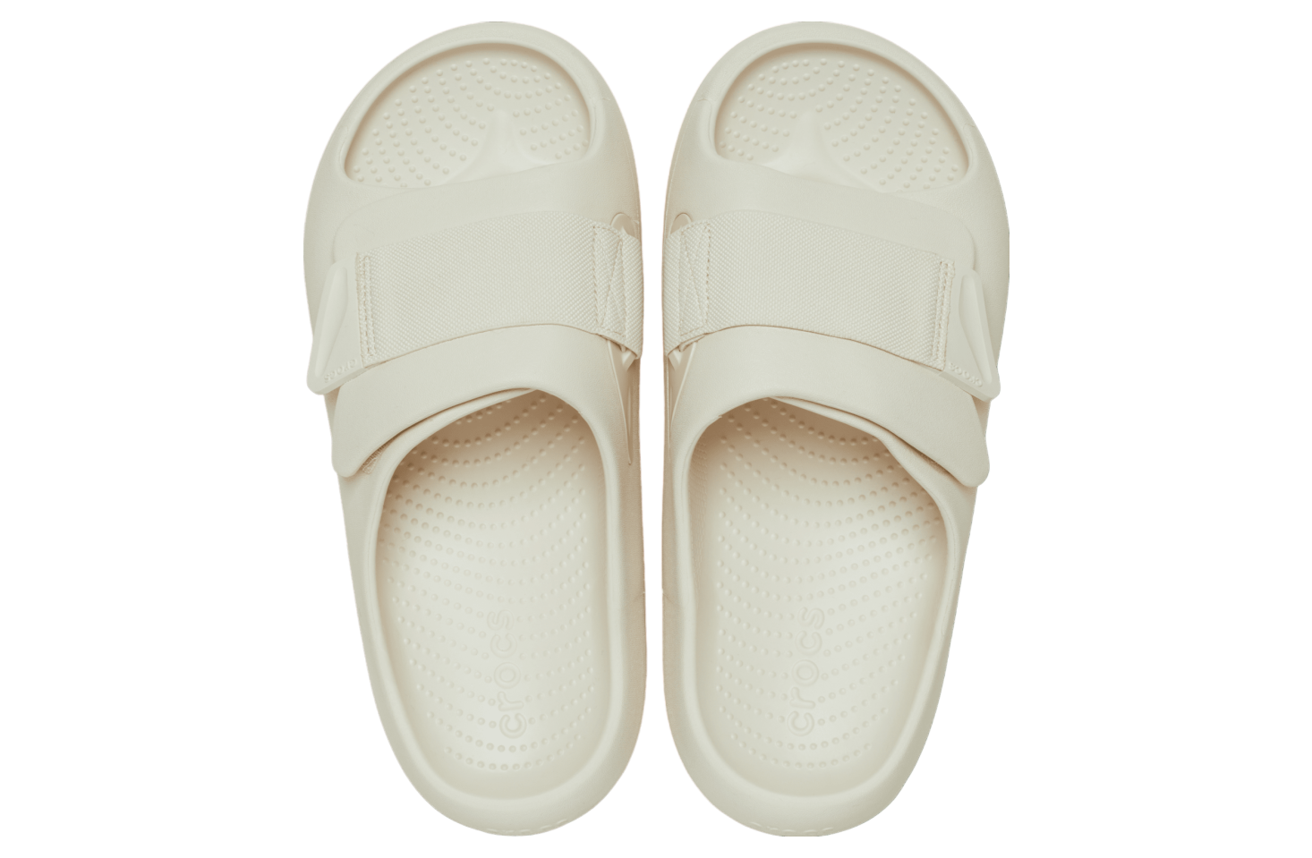 Crocs Mellow Luxe Recovery Slide Stucco