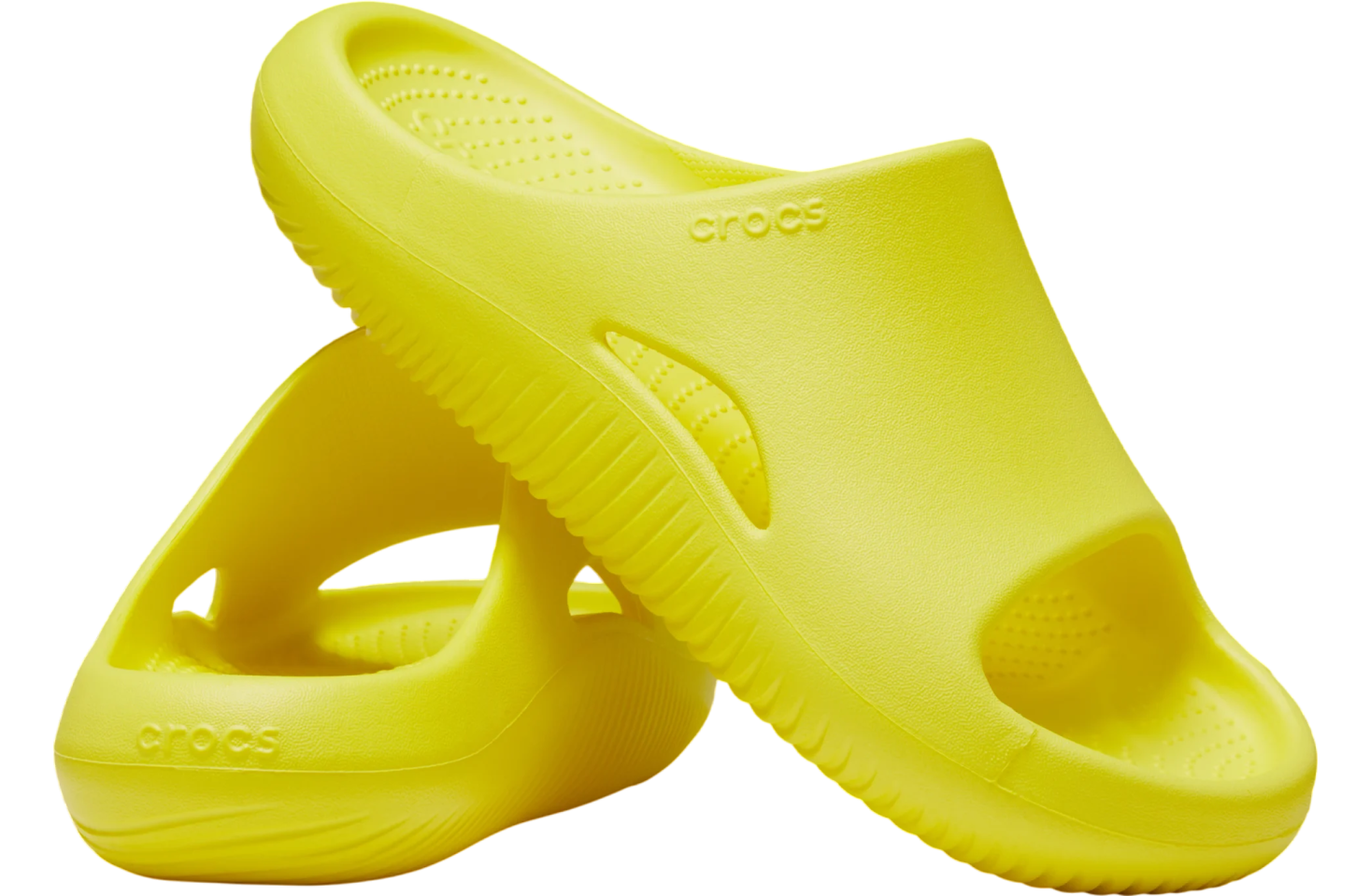 Crocs Mellow Recovery Slide Cyber Yellow