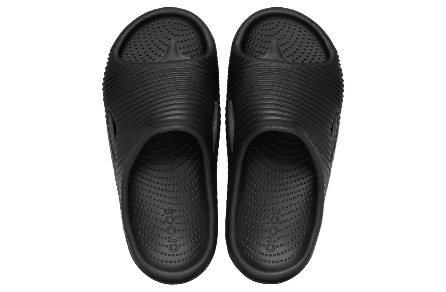 Crocs Mellow Tide Recovery Slide Black