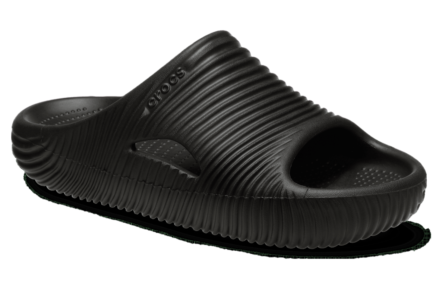 Crocs Mellow Tide Recovery Slide Black