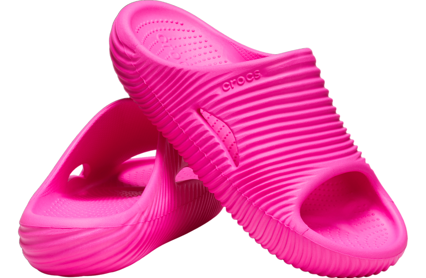 Crocs Mellow Tide Recovery Slide Pink Crush