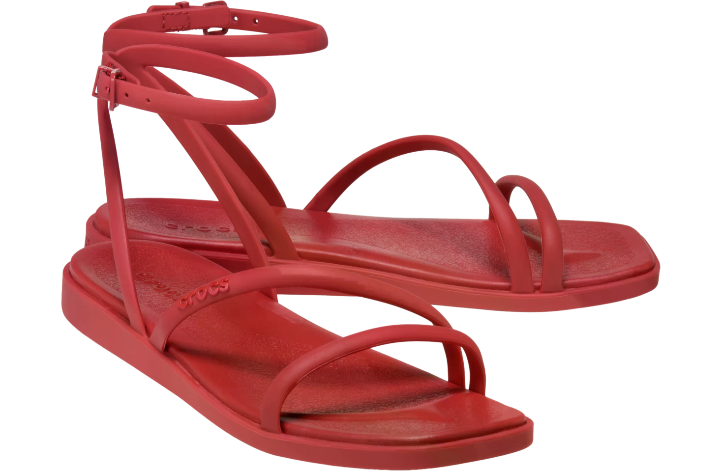 Crocs Miami Ankle Strap Sandal WMNS Court Red