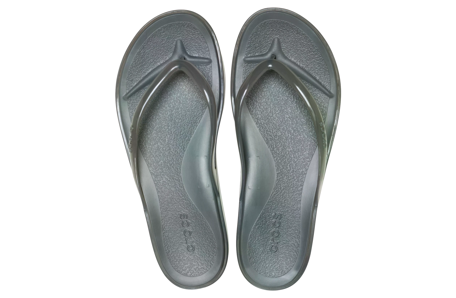 Crocs Miami Jelly Round Toe Flip WMNS Carbon Jelly