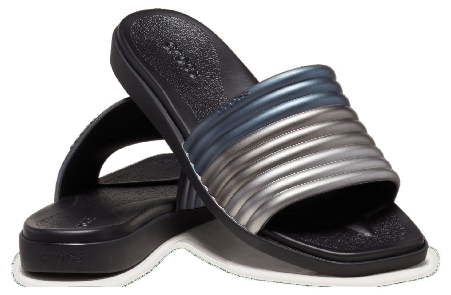 Crocs Miami Metallic Slide WMNS Black