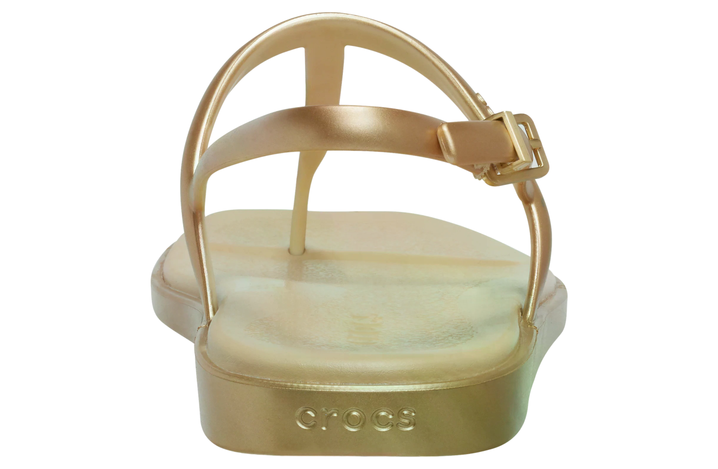 Crocs Miami Metallic Thong Flip WMNS Gold