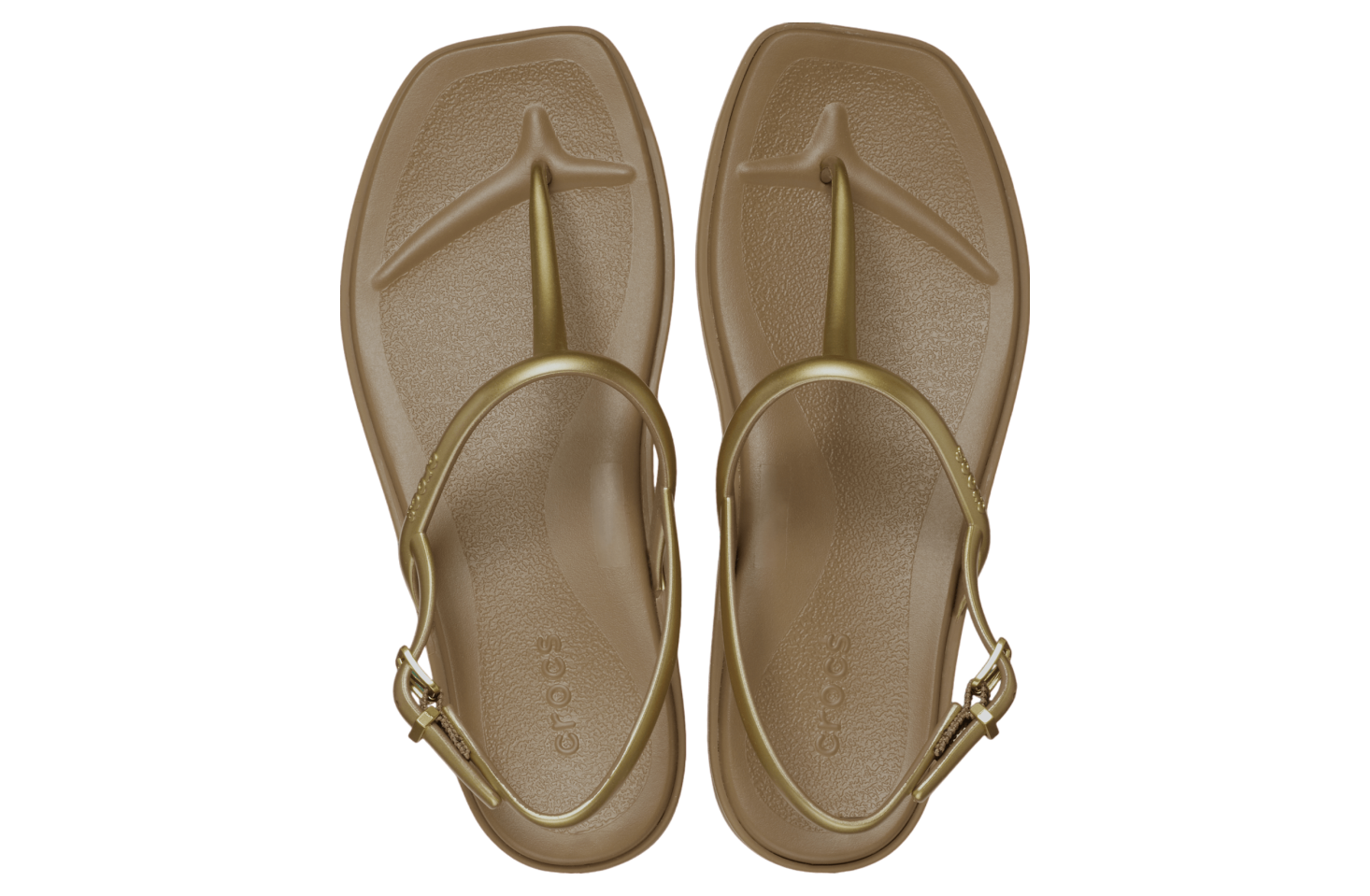 Crocs Miami Metallic Thong Flip WMNS Sepia