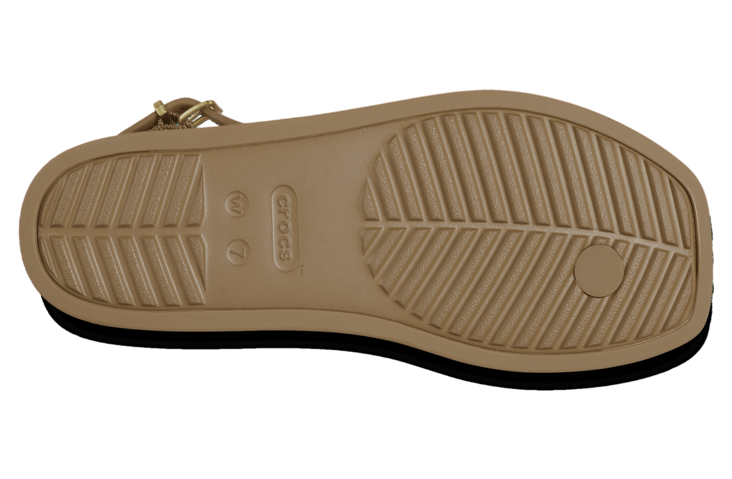 Crocs Miami Metallic Thong Flip WMNS Sepia