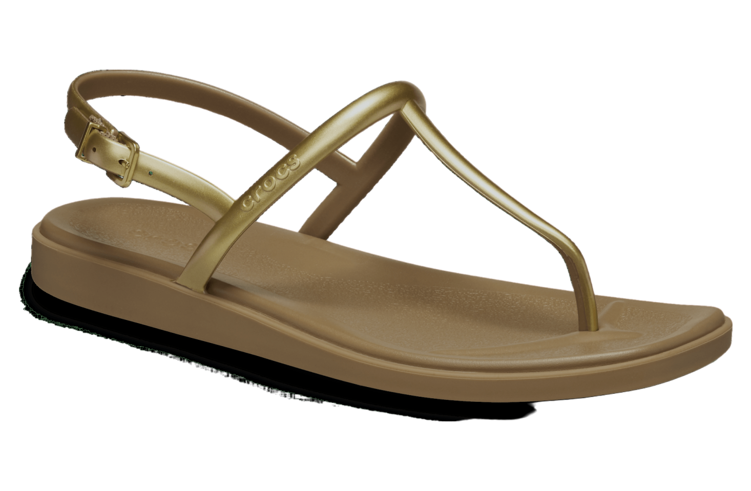 Crocs Miami Metallic Thong Flip WMNS Sepia