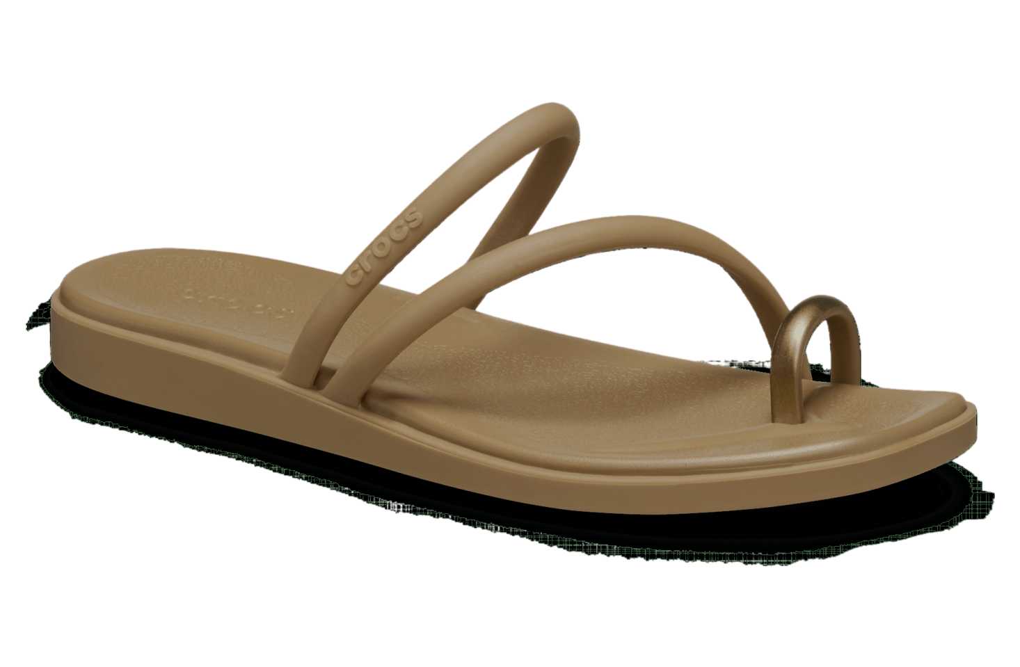 Crocs Miami Metallic Toe Loop Sandal WMNS Sepia