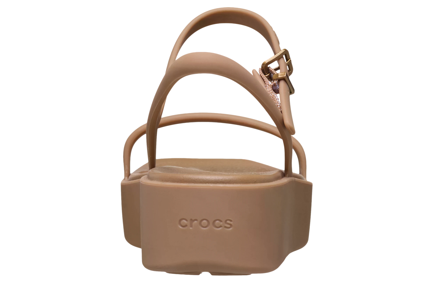 Crocs Miami Platform Y Strap Sandal WMNS Milk Chocolate