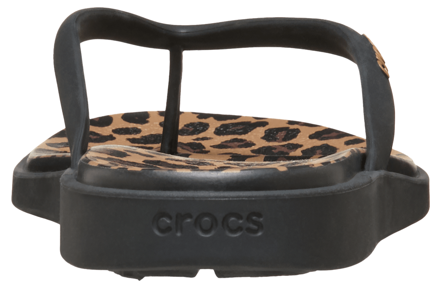 Crocs Miami Round Toe Animal Flip WMNS Black / Sepia