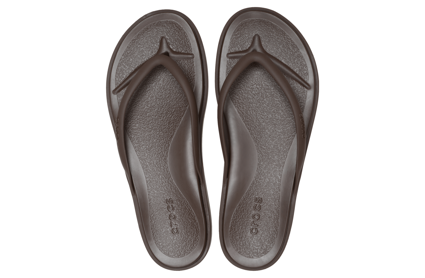Crocs Miami Round Toe Flip WMNS Coffee