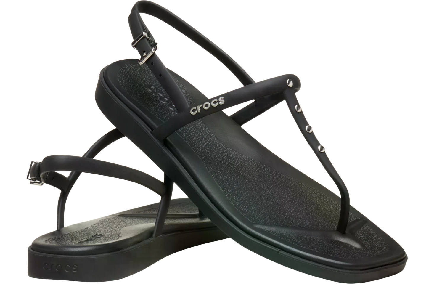 Crocs Miami Studded Thong Flip WMNS Black