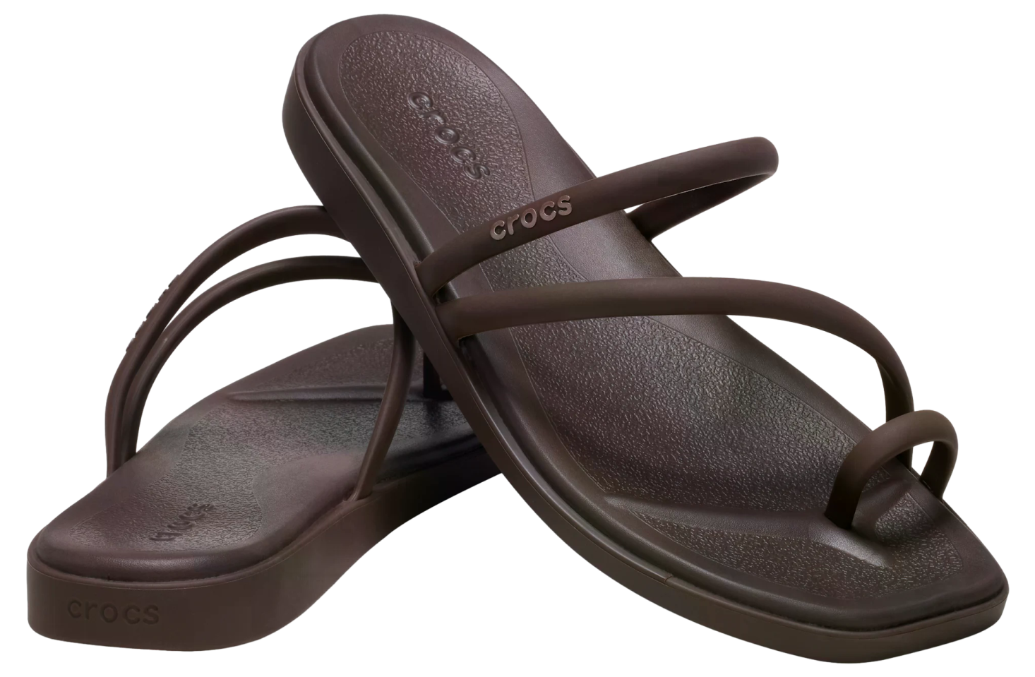 Crocs Miami Toe Loop Sandal WMNS Coffee