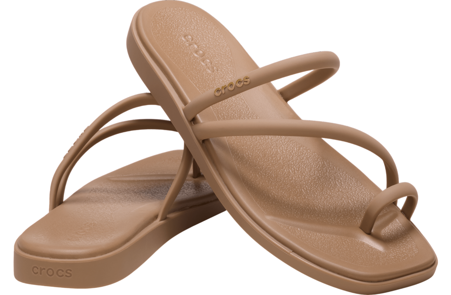 Crocs Miami Toe Loop Sandal WMNS Milk Chocolate