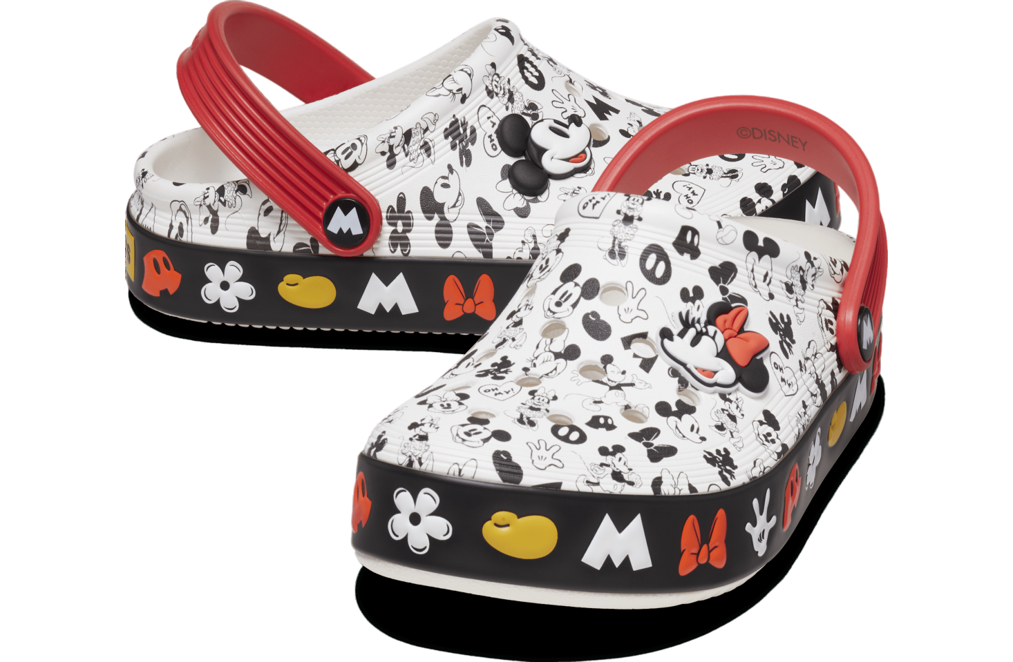 Crocs Mickey Off Court Clog GS White