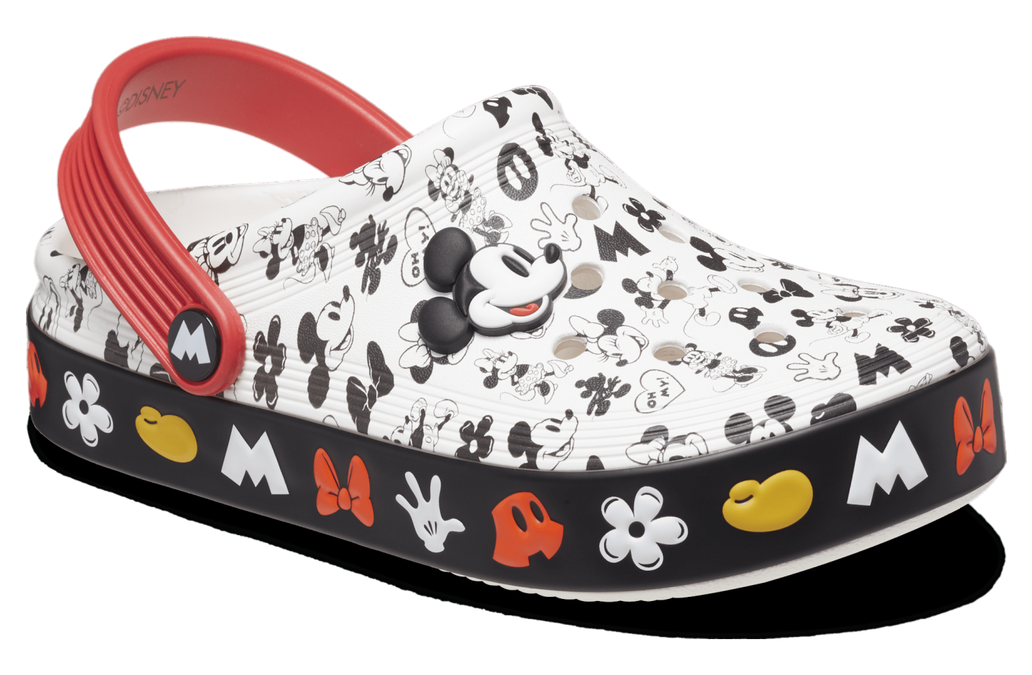 Crocs Mickey Off Court Clog GS White