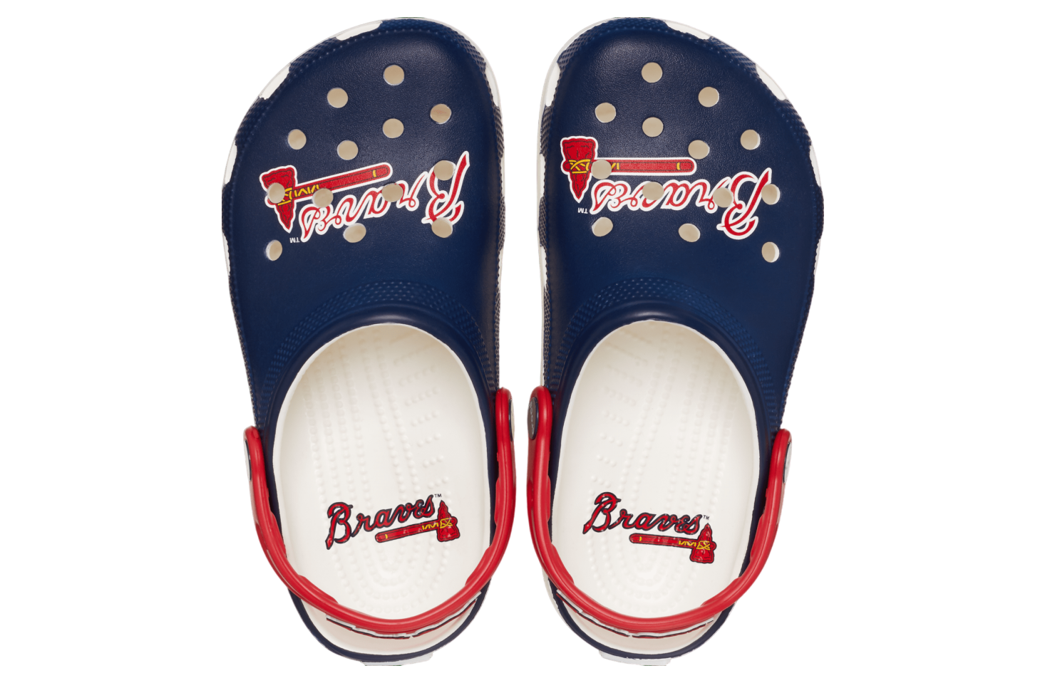 Crocs Mlb Atlanta Braves Classic Clog White