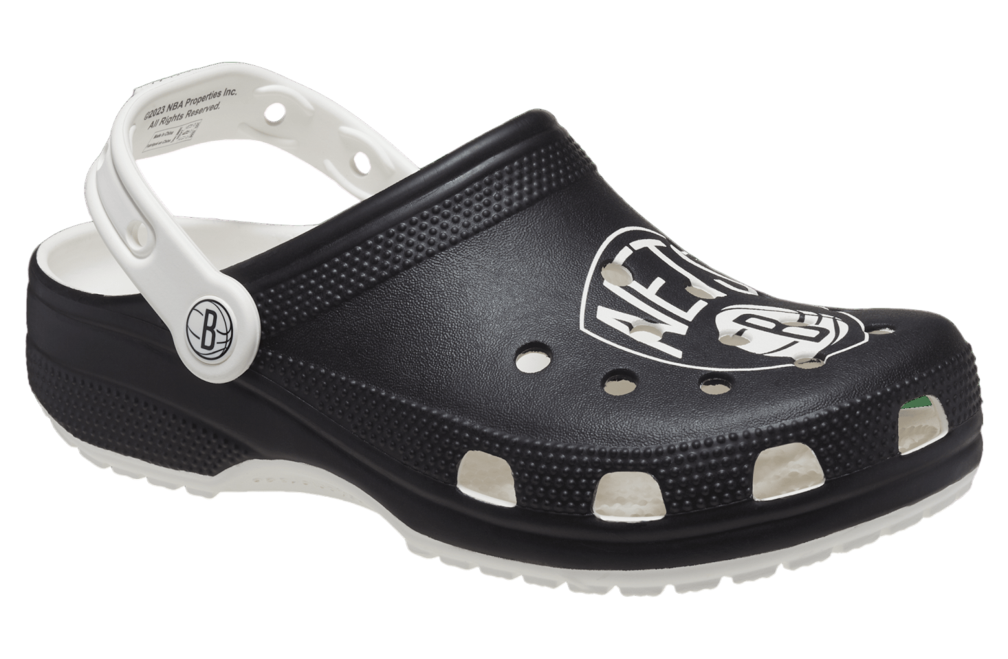 Crocs Nba Brooklyn Nets Classic Clog White / Black