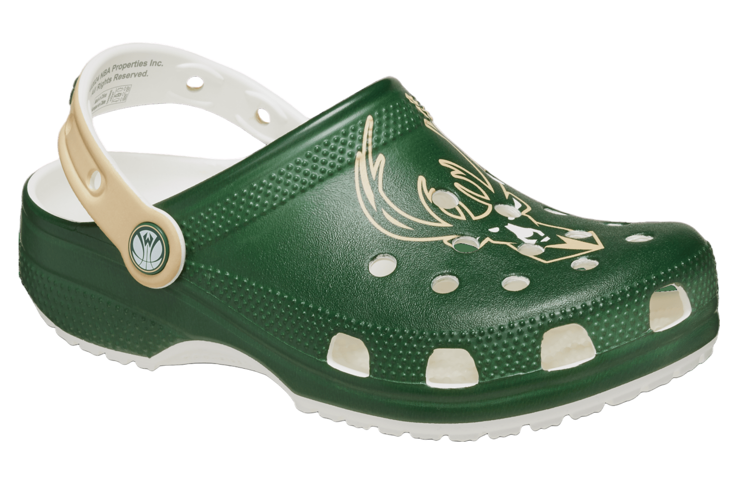 Crocs Nba Milwaukee Bucks Classic Clog White