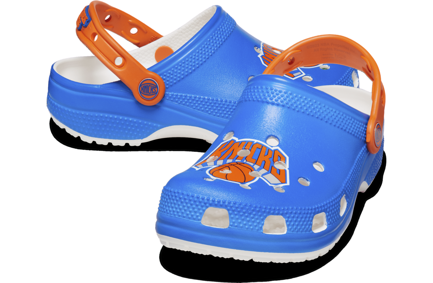 Crocs Nba New York Knicks Classic Clog White