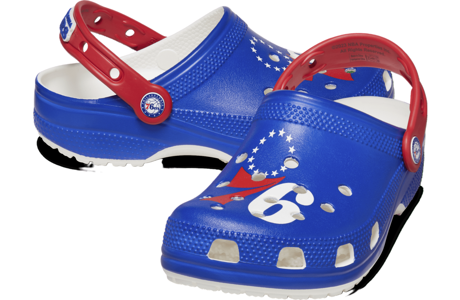 Crocs Nba Philadelphia 76ers Classic Clog White