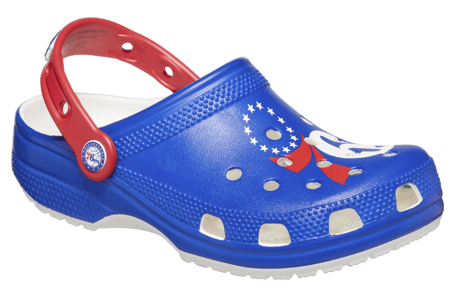 Crocs Nba Philadelphia 76ers Classic Clog White