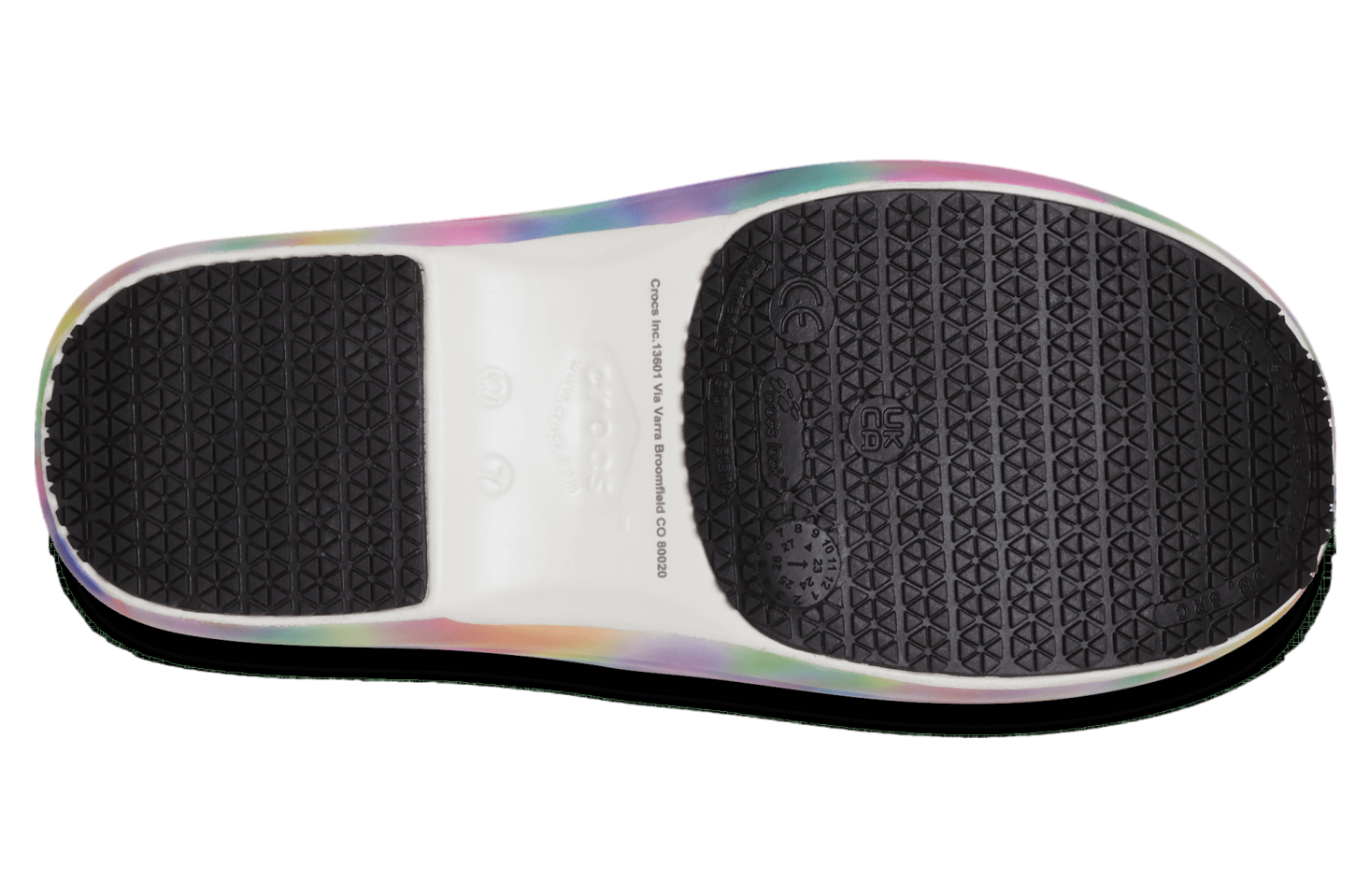 Crocs Neria Pro II Literide Slip Resistant Graphic Clog WMNS Multi