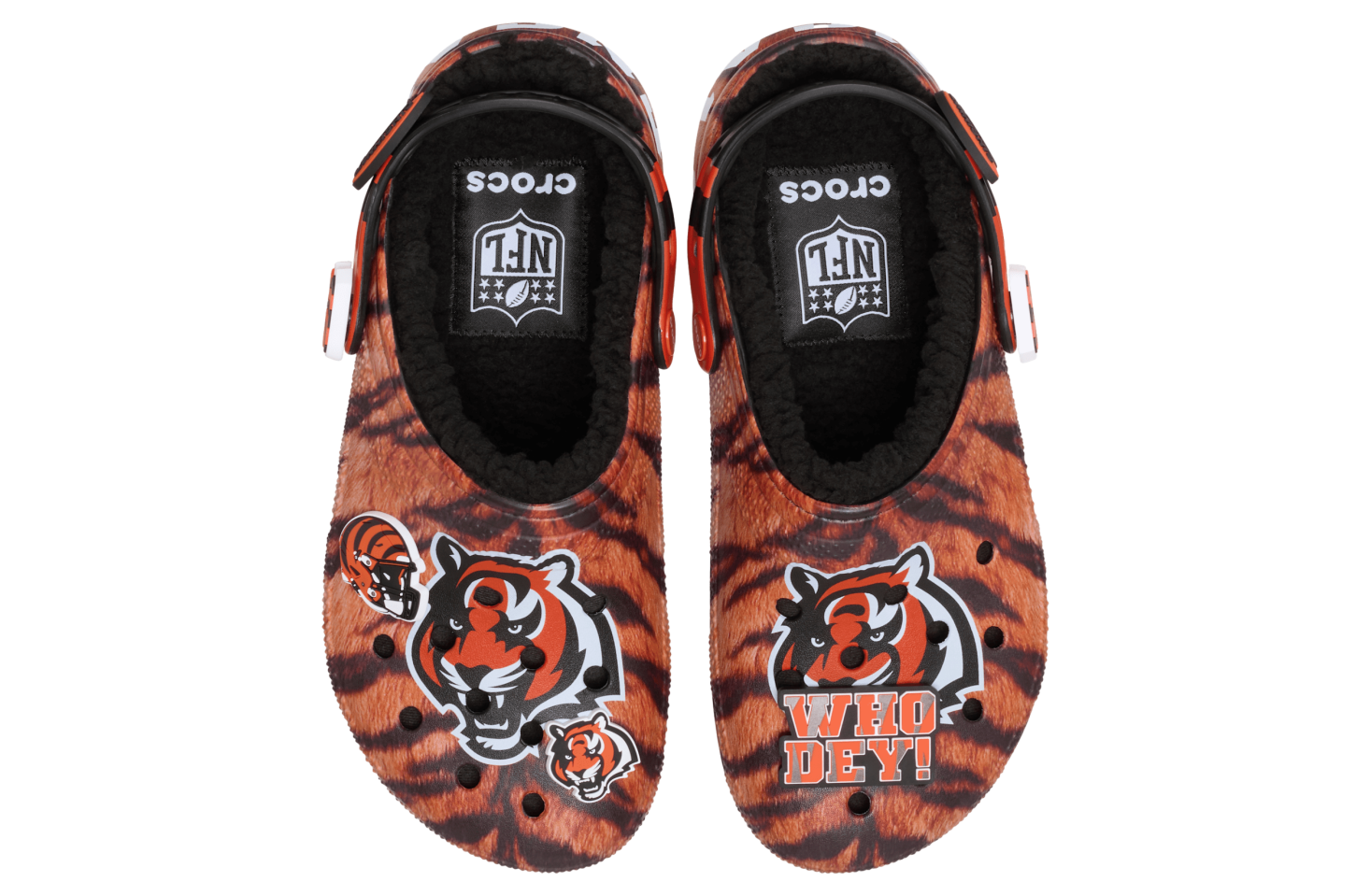Crocs Nfl Cincinnati Bengals Classic Lined Clog Multi