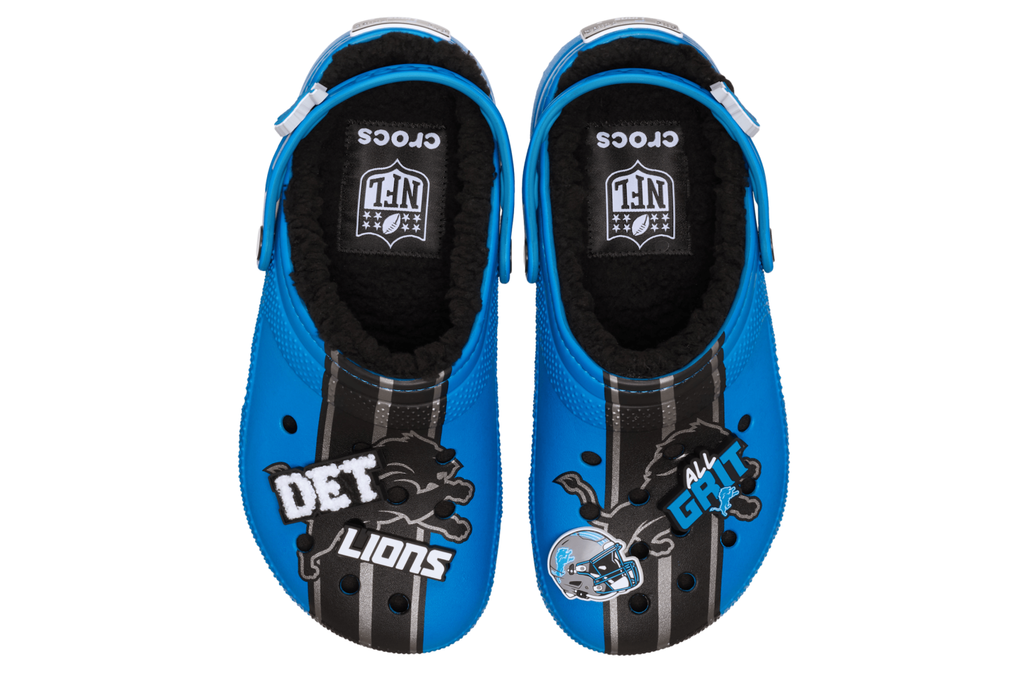 Crocs Nfl Detroit Lions Classic Lined Clog Multi