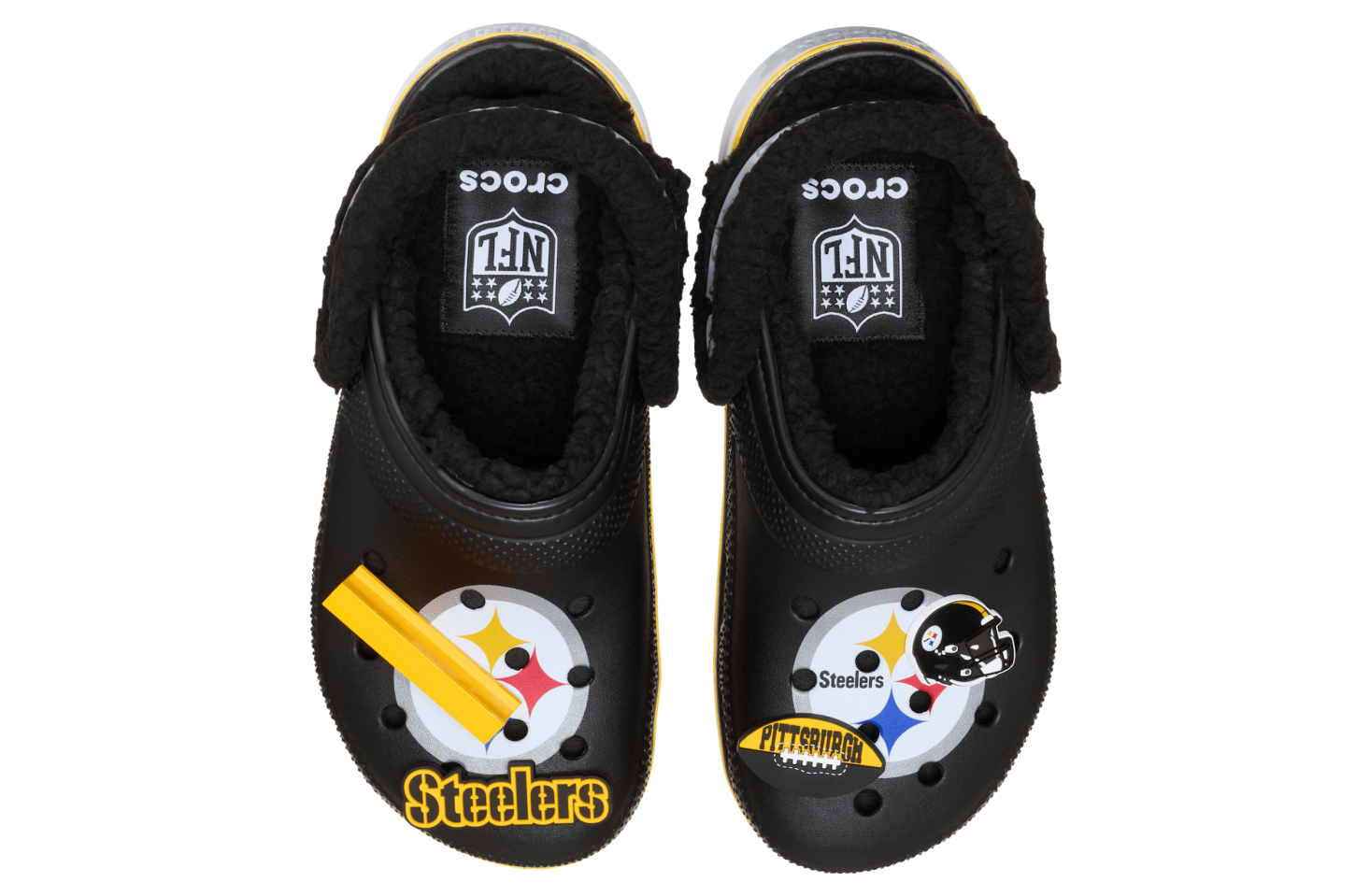 Crocs Nfl Pittsburgh Steelers Classic Lined Clog Multi