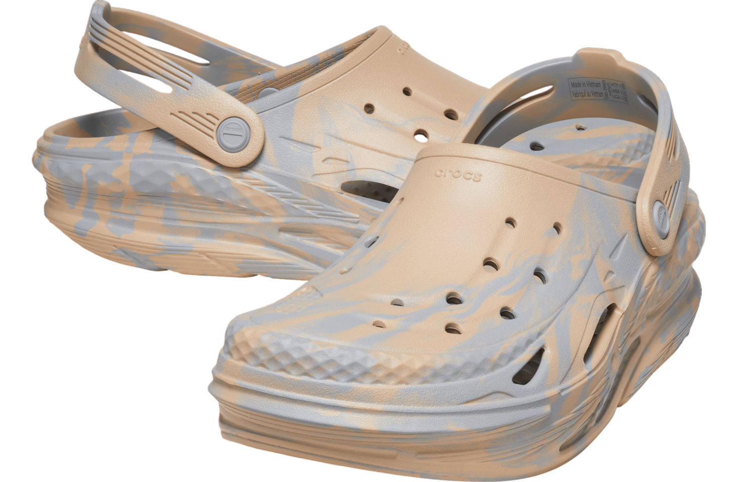 Crocs Off Grid Marbled Clog Light Grey / Multi