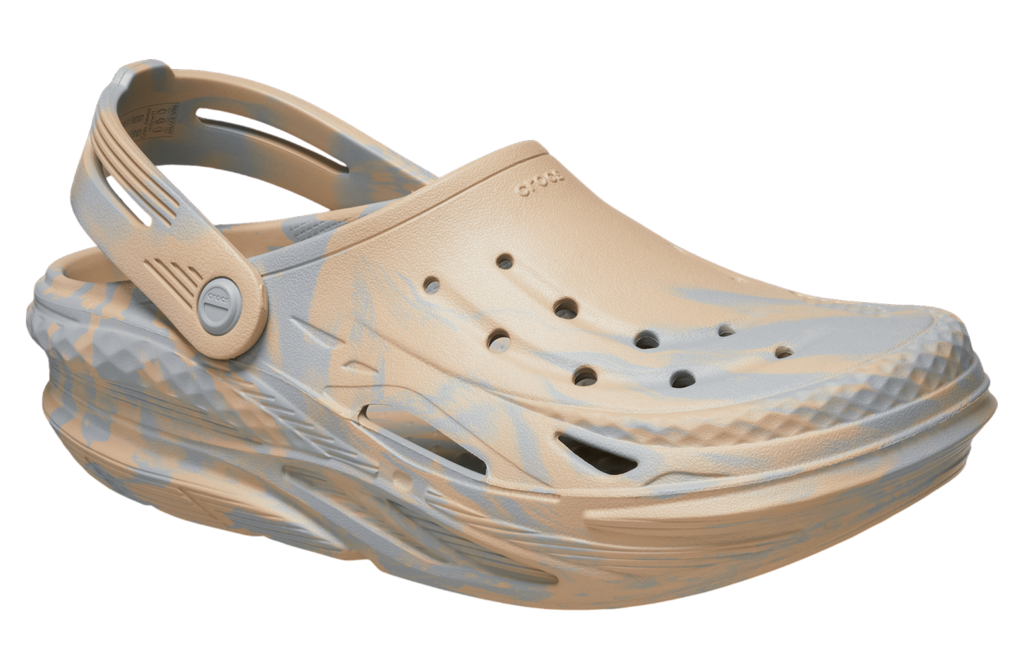 Crocs Off Grid Marbled Clog Light Grey / Multi