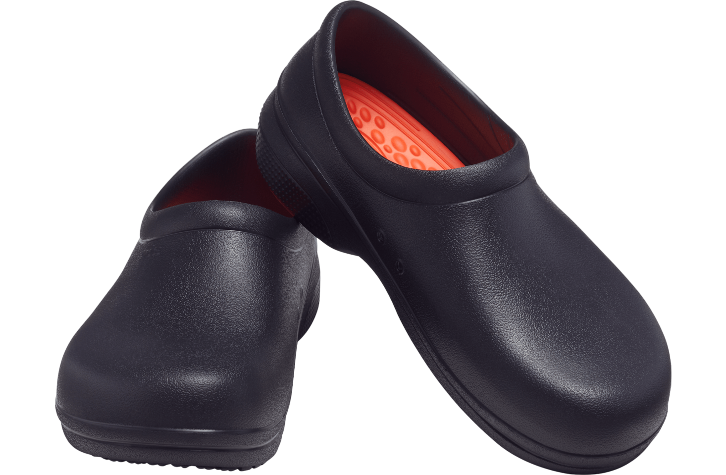 Crocs On The Clock Literide Slip Resistant Work Slip-on Black