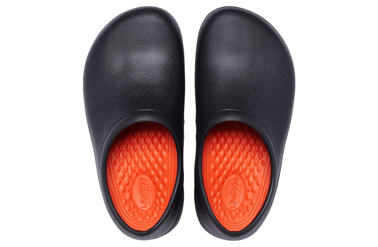 Crocs On The Clock Literide Slip Resistant Work Slip-on Black