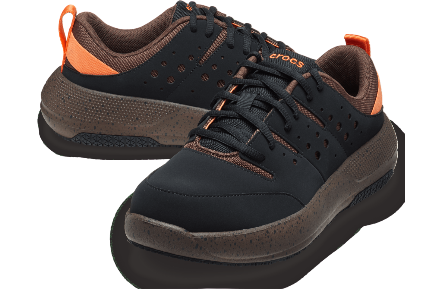 Crocs On The Clock Slip Resistant Work Black / Coffee