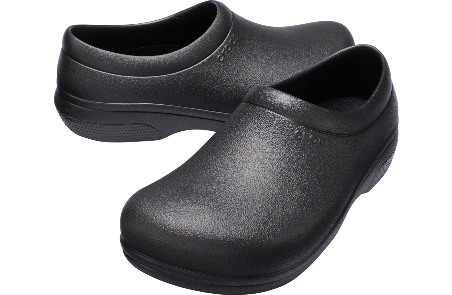 Crocs On The Clock Slip Resistant Work Slip-on Black