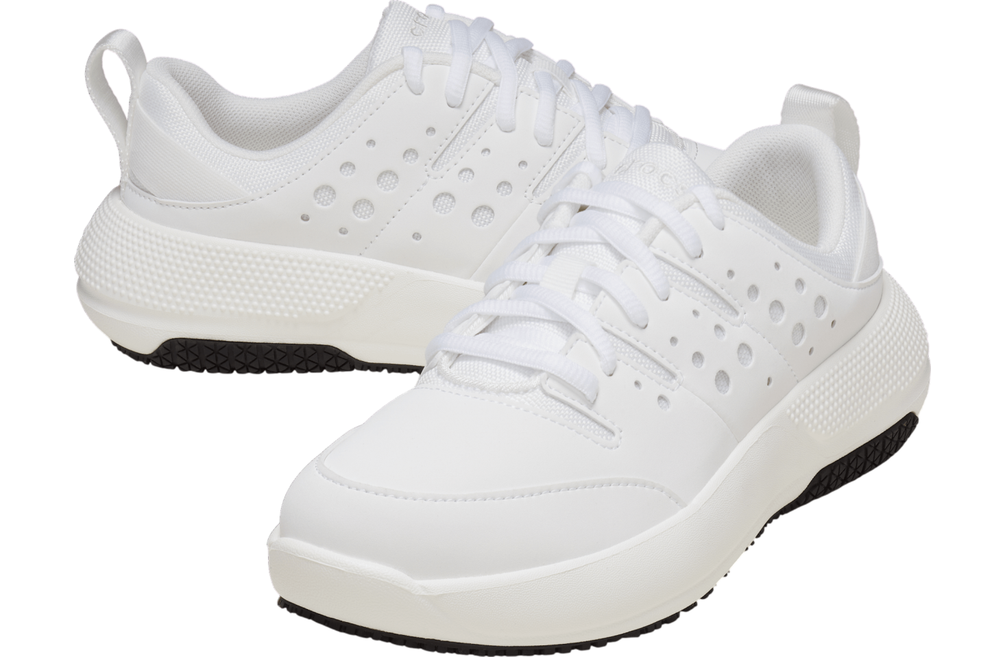 Crocs On The Clock Slip Resistant Work WMNS White