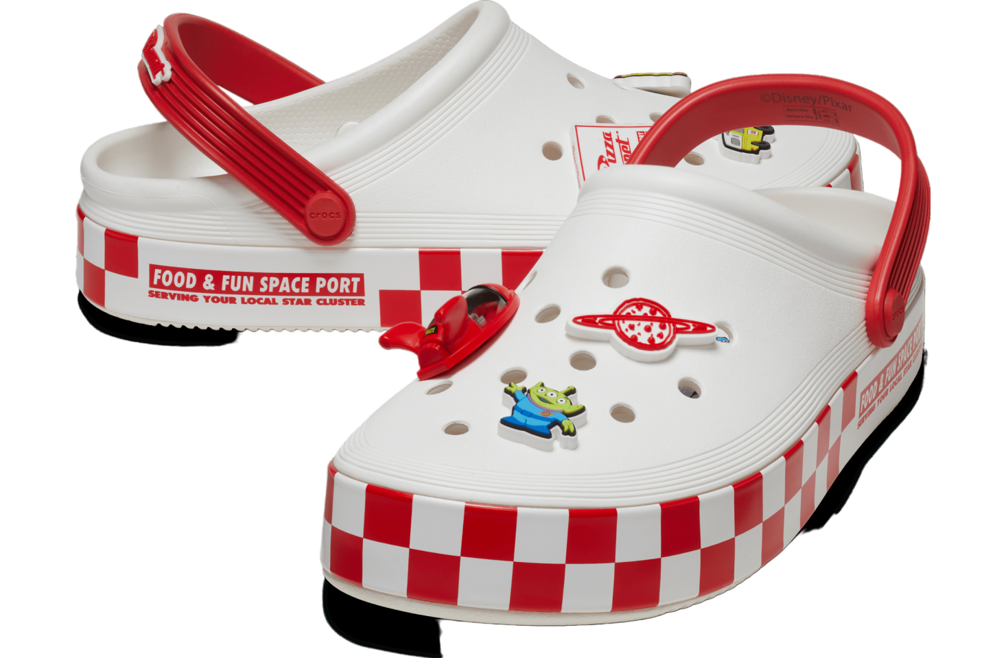 Crocs Pizza Planet Off-court Clog White