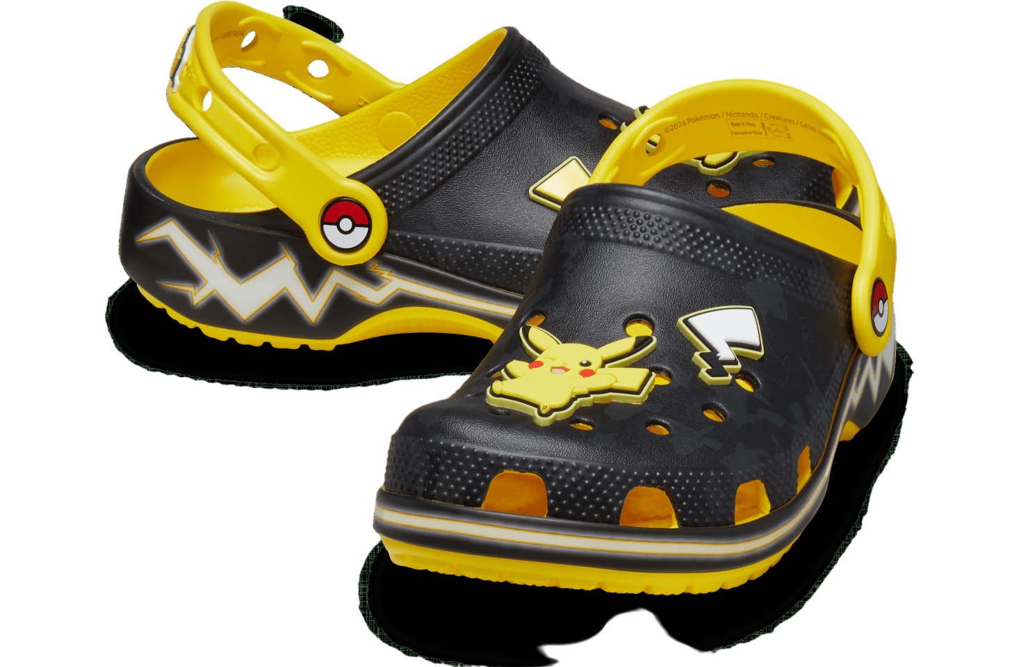 Crocs Pokemon Pikachu Classic Clog GS Lemon