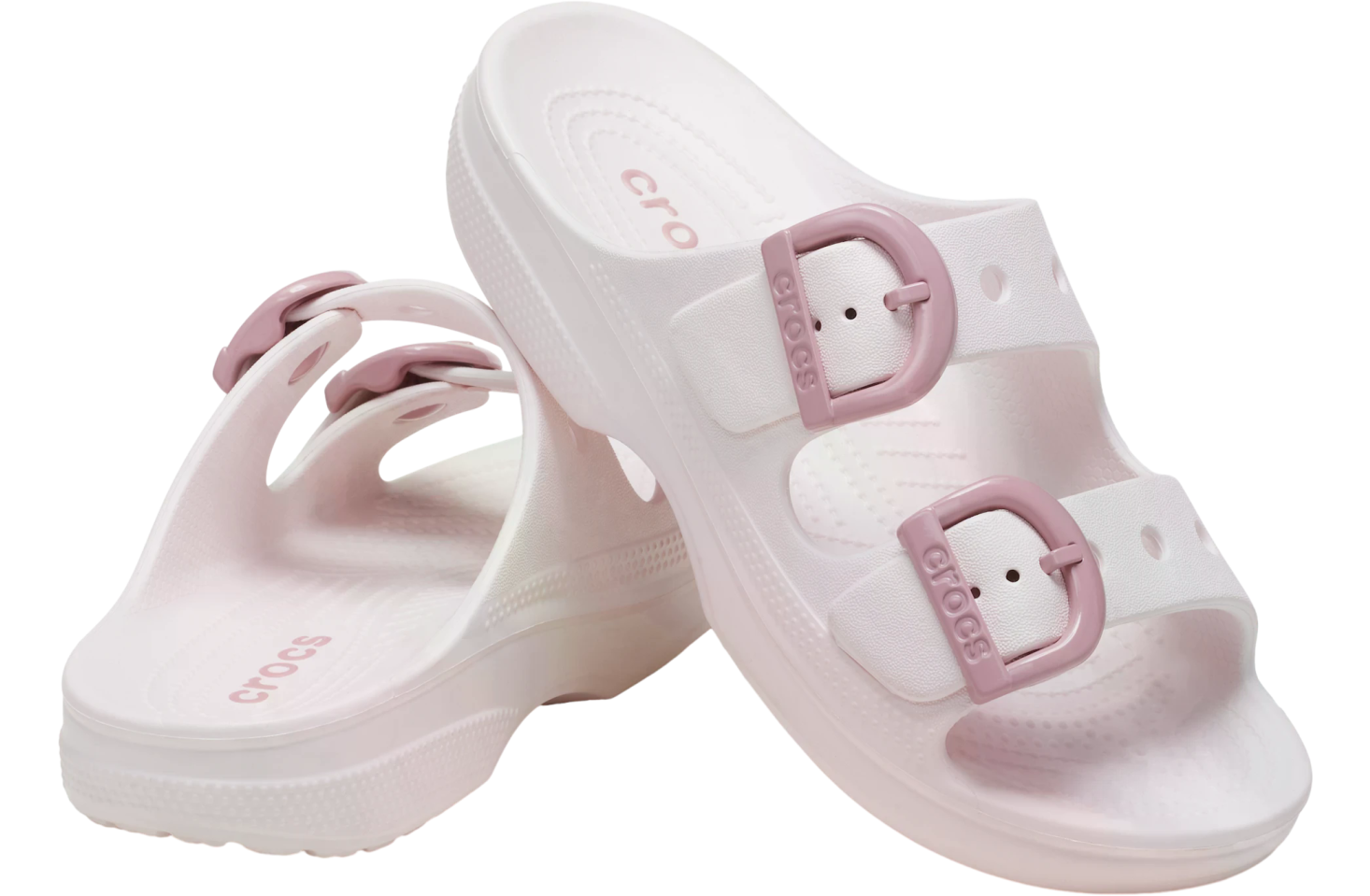 Crocs Saturday Enamel Buckle Sandal WMNS Bubble Ice